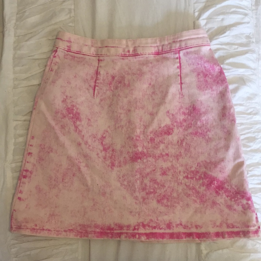 ASOS Acid Wash Denim Skirt